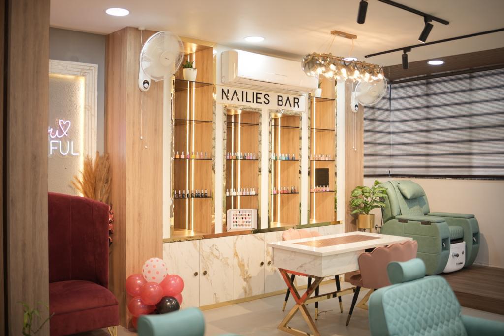 Nailis Nail Studio Bhopal Interior Design